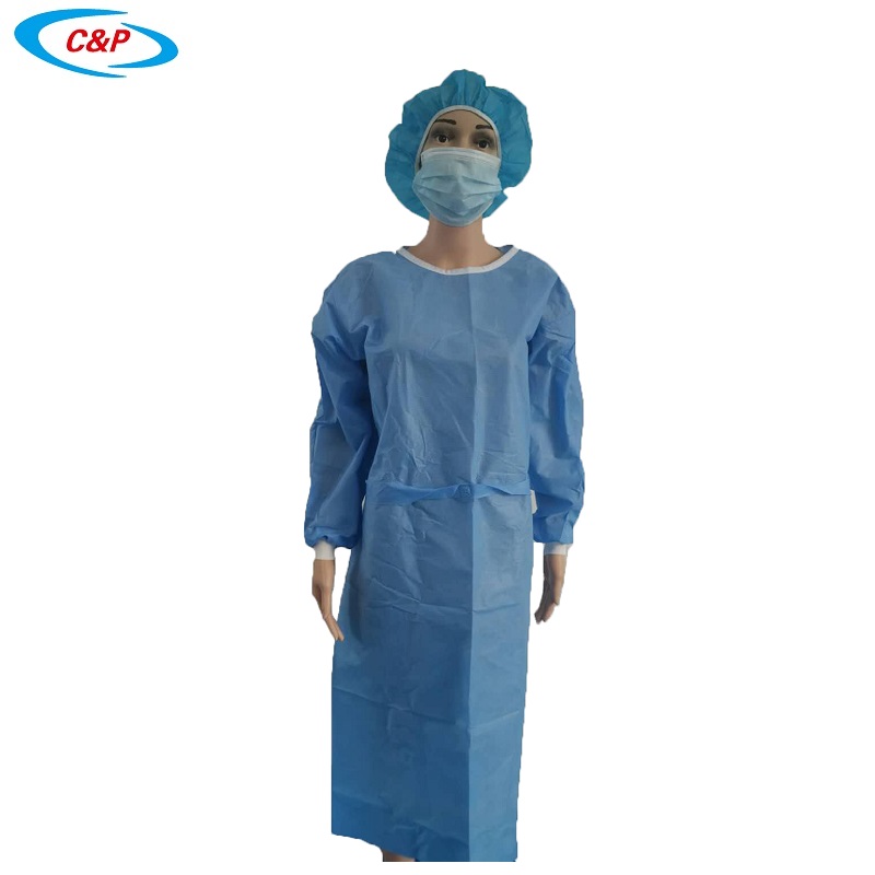 Non woven Medical Disposable Isolation Gown AAMI Level 3