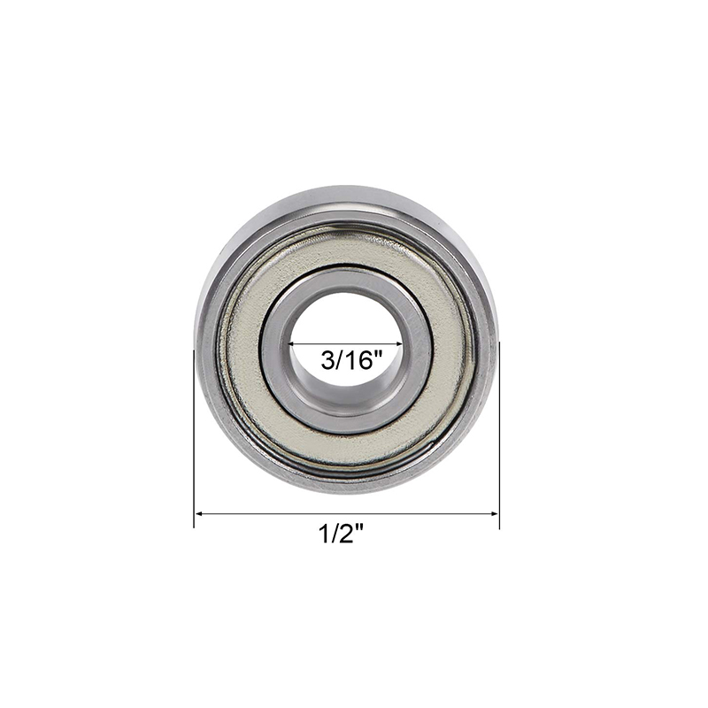 Double Shielded ABEC-3 Bearings R3ZZ 3/16" x 1/2" x 10/51" INCH