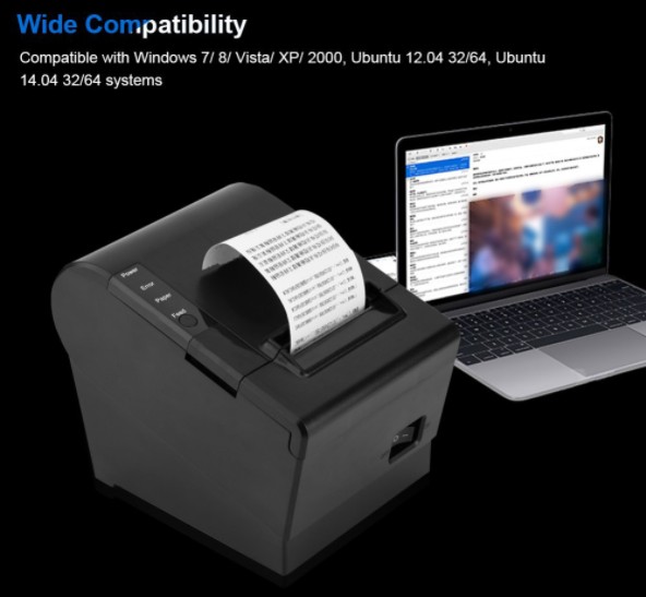 pos thermal printer with auto cutting