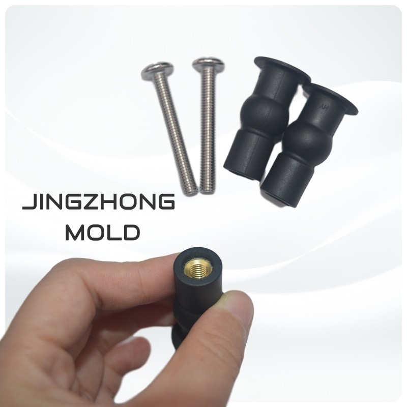 Top Fix Blind Hole Fittings Expanding Rubber Screws