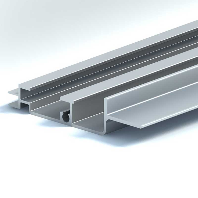 Aluminium guide rail of automobile skylight