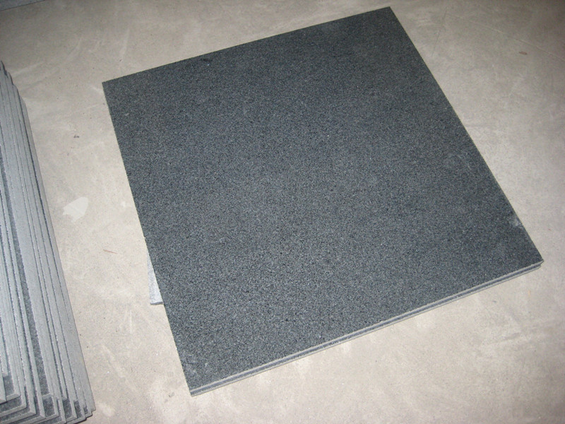 G654 dark grey granite polished tiles