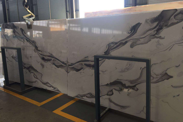 Onyx slab book match artificial stone