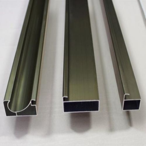 Customized shape 6063 electrophoresis extrusion aluminum alloy section profile