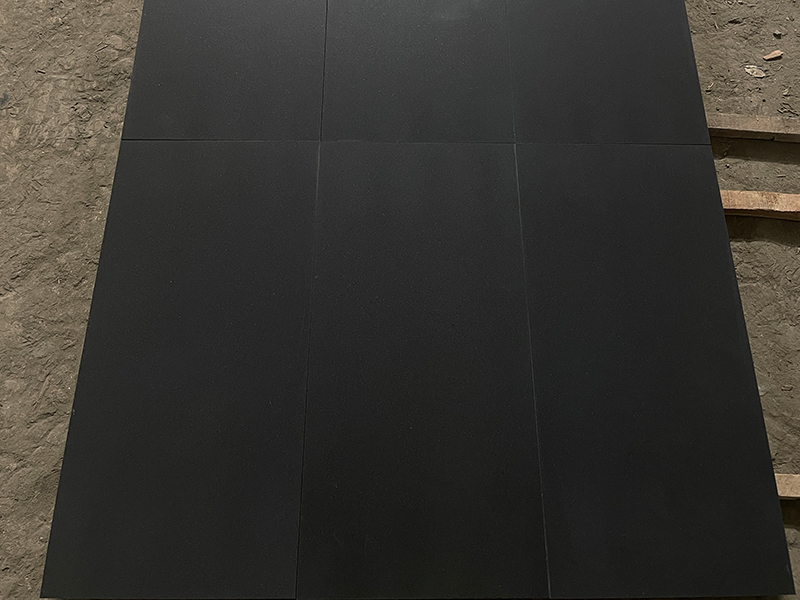 Mongolia Black Granite Tiles Absolute Black Basalt