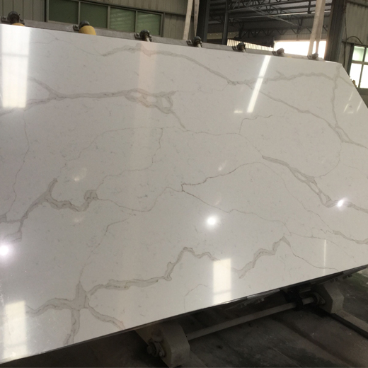 OP9008 New manufactured popular calacatta white quartz slabs