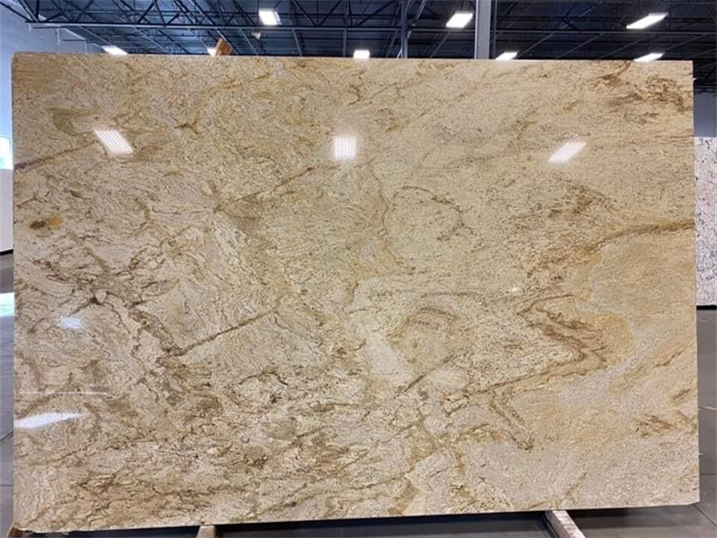 Colonial Gold Yellow Granite Slabs for Kitchen Countertop