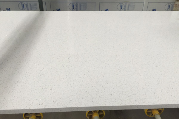 starlight white quartz surface