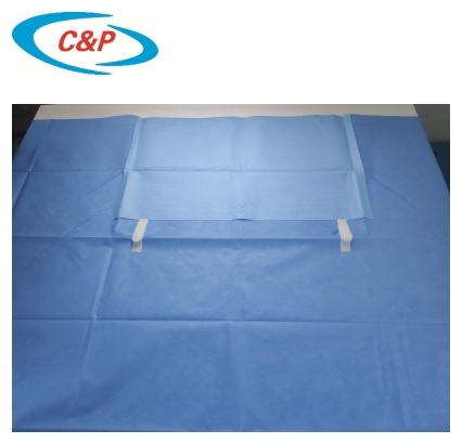 Disposable Blue Surgical/Medical  Reinforced Adhesive Side Drape  for Surgery by CE&ISO 13485 Certification