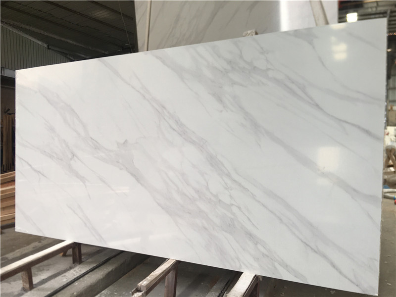 Culture Marble Calacatta Artificial Marble Slab Engineered Marble Stone