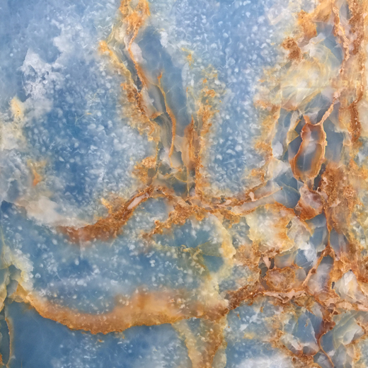 Blue Color Luxurious Design Attractive Natural Onyx Slab for Interior Design Stone