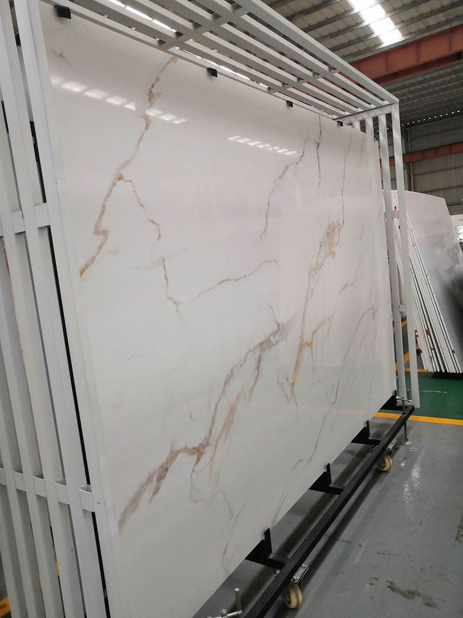 Calacatta gold artificial marble slab