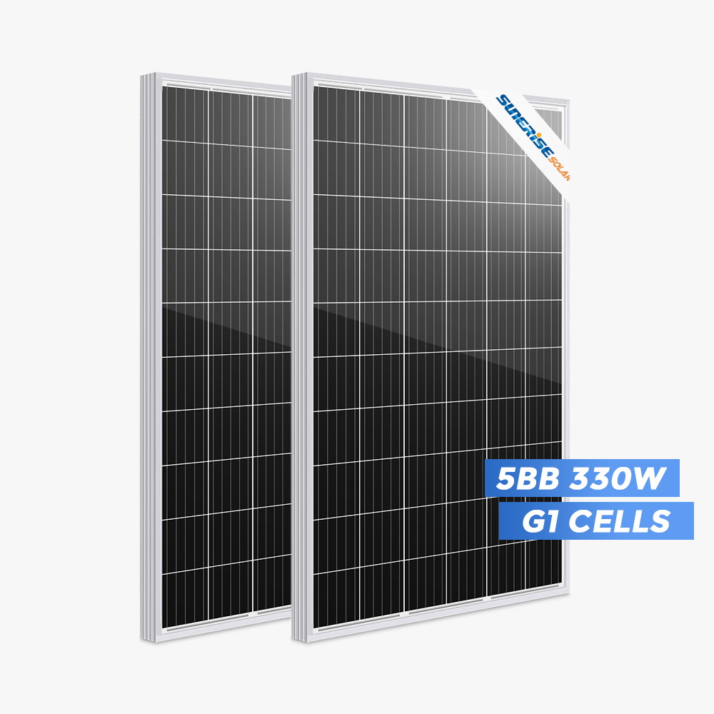 5BB PERC 330 Watt Monocrystalline Solar Panel for Sale