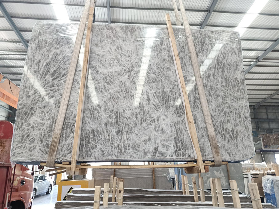 silver fox marble slabs