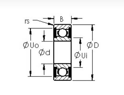 608 skateboard ball bearing 