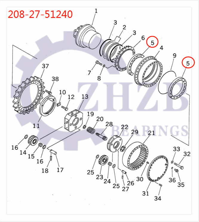 komatsu PARTS