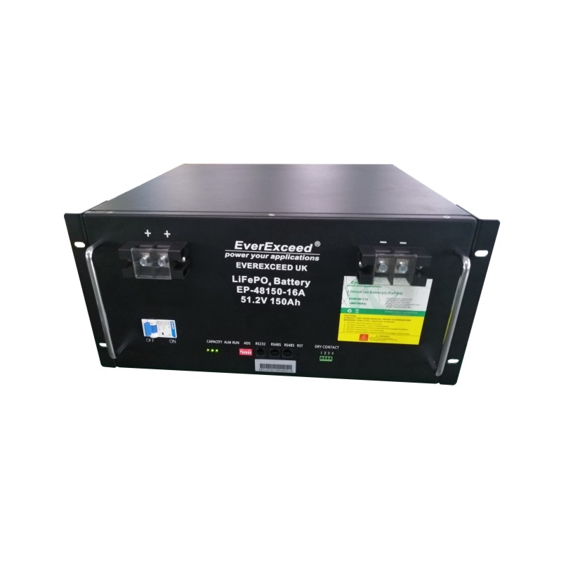 48V 150ah Rechargeable Battery LiFePO4 for Solar Energy Battery