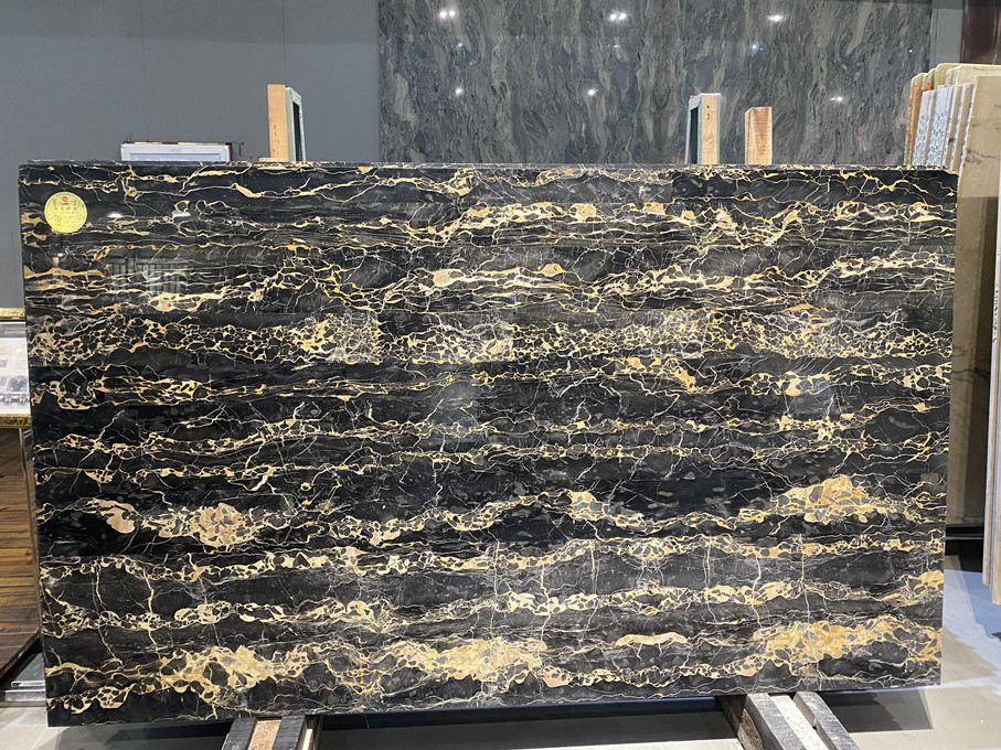 Italian Black Portoro Marble