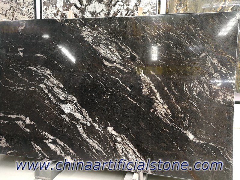 Wholesales Brazil Cosmos Black Granite Slabs