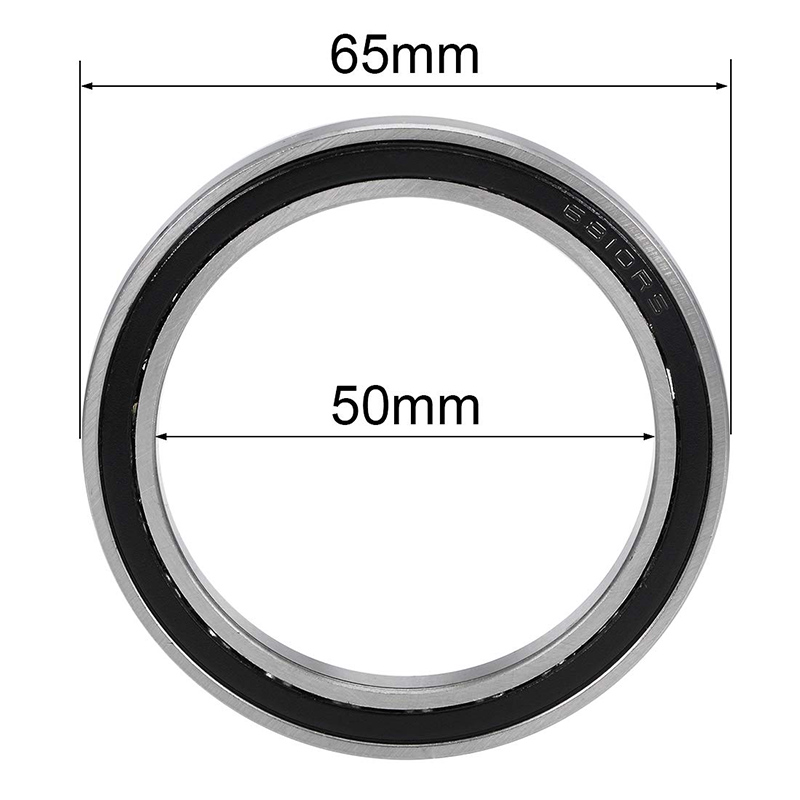 Double Rubber Sealed Bearings 6810 2RS 50mm Inner Dia 65mm OD 7mm Bore
