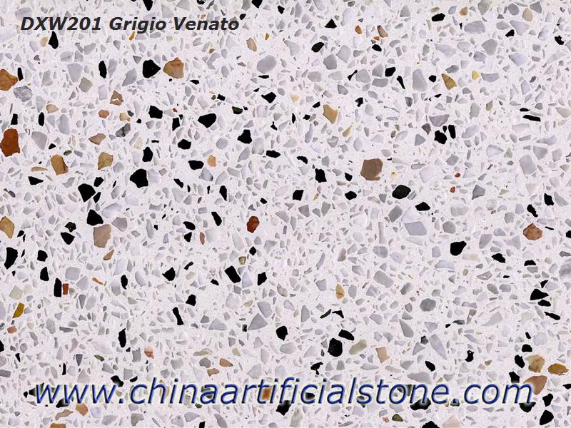 Multicolor Terrazzo Tiles and Slabs Ice Age DXW220