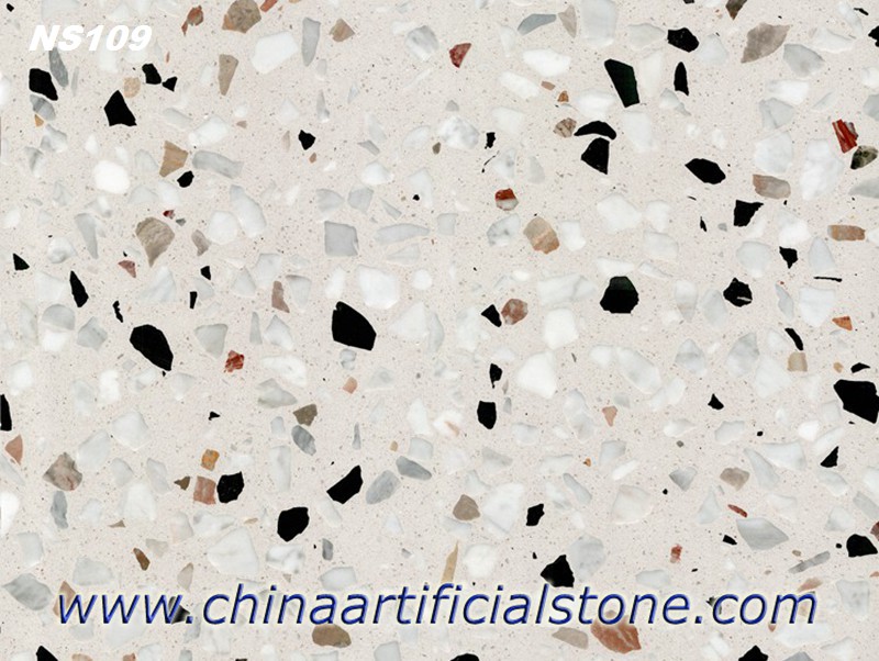 Big Cementitious Terrazzo Flooring Tiles and Slabs