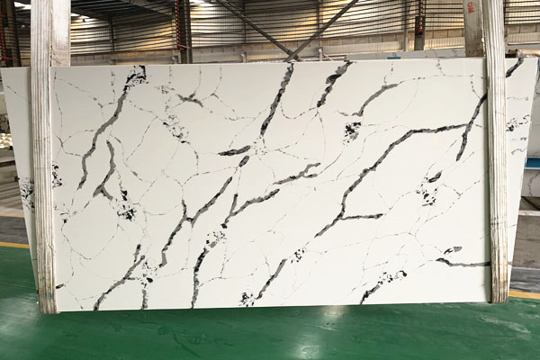 best selling white quartz slab top 