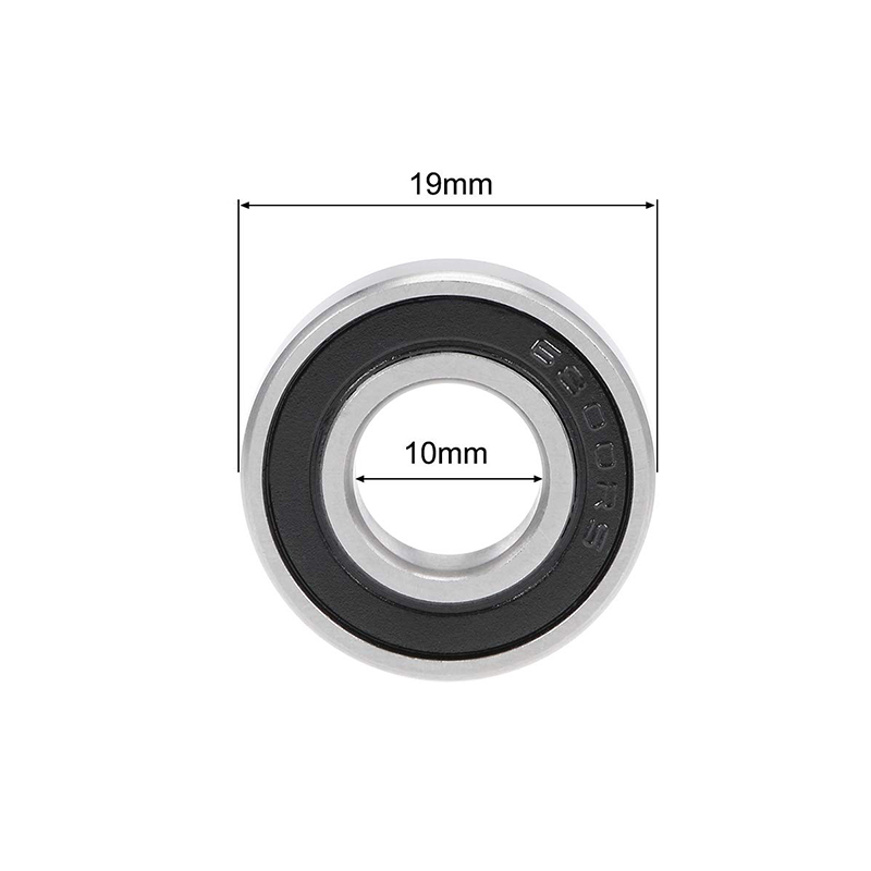 6800-2RS Bearings Black Rubber Sealed ABEC 10 x 19 x 5 mm