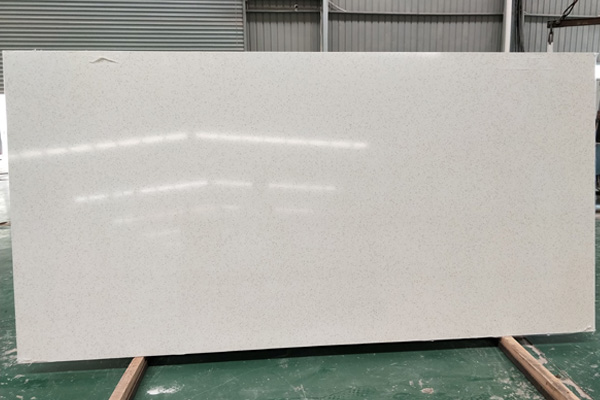 Big slab grain white quartz slab 