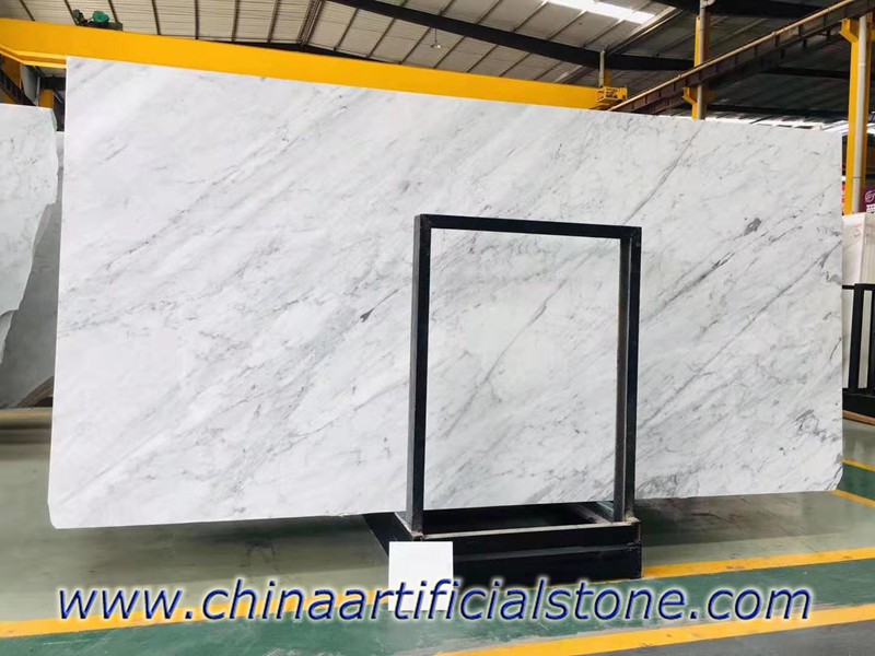 Bianco Carrara White Italian Marble Slabs and Tiles