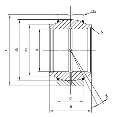 Spherical Bearing GEEM20ES-2RS