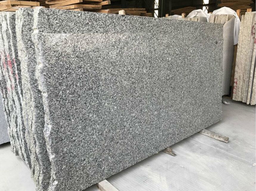 Swan grey granite grey polished slab and tile