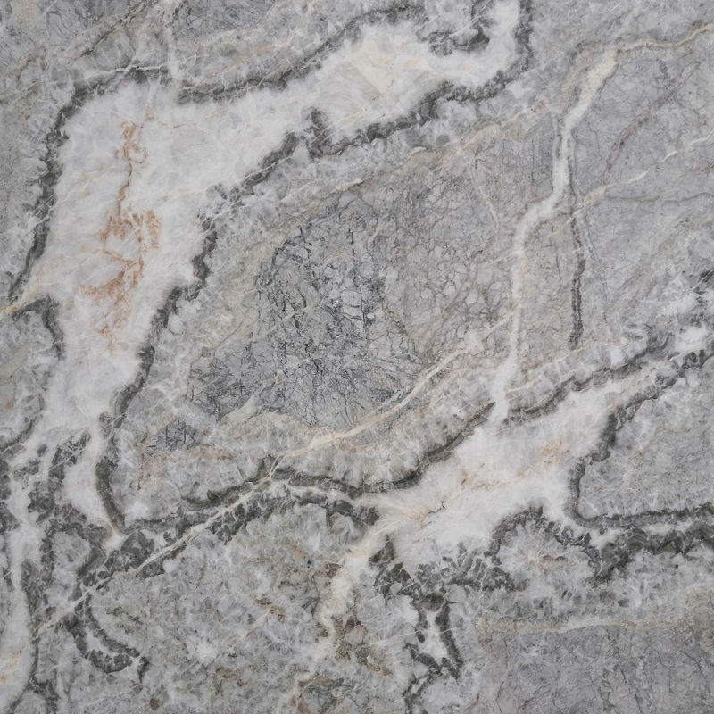 Italian Fior di Pesco Carnico Marmo Grey Marble Slab