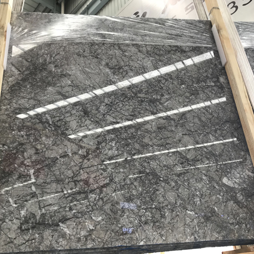 New Type Project Building Grey Tiles Imported Natural Grey Marble Slabs