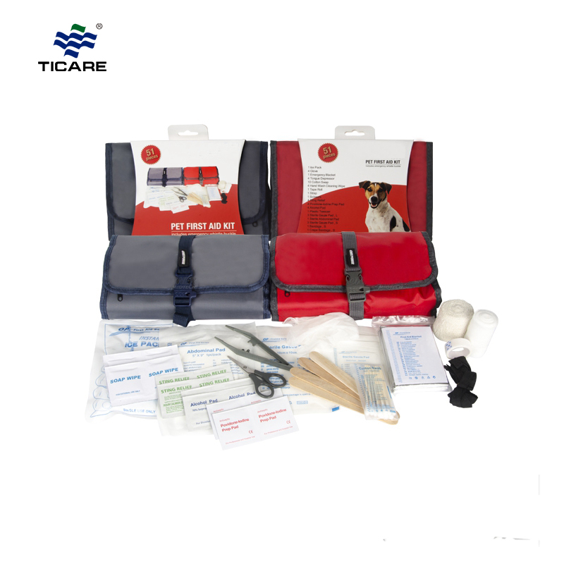 Ticare Pet First Aid Kit 51 Pieces
