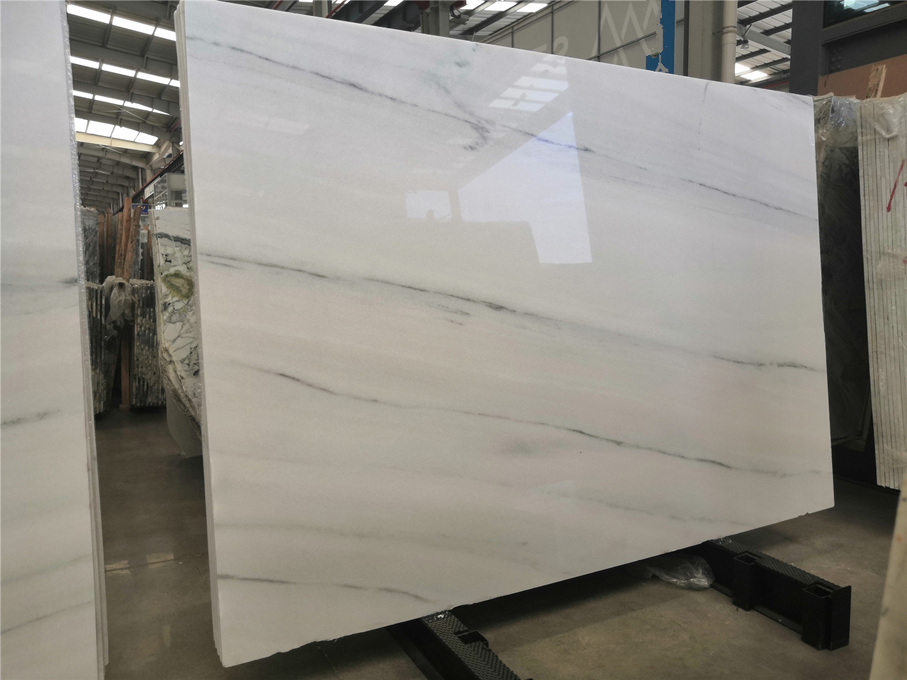 Polished White Marble