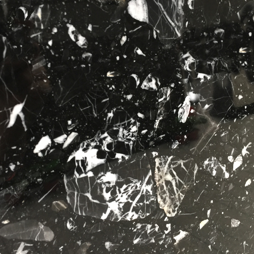 Nero Marquina Black Marble Tiles White Vein Agglomerated Marble Slab