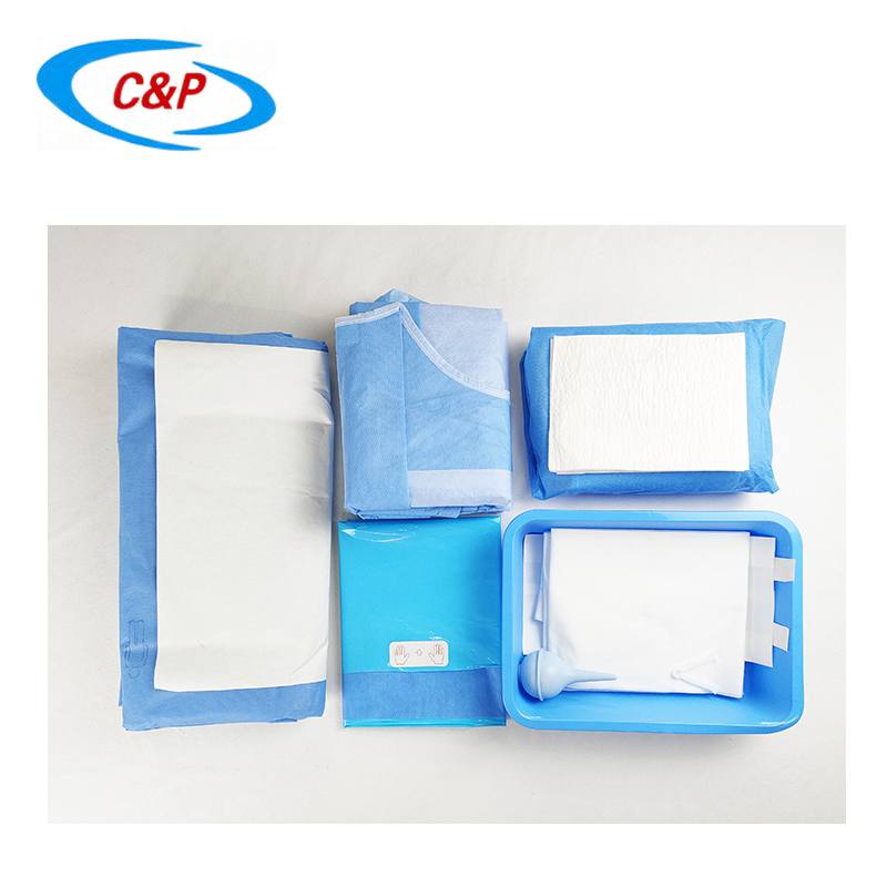 Medical Disposable C-section Birth Surgical Drape Pack