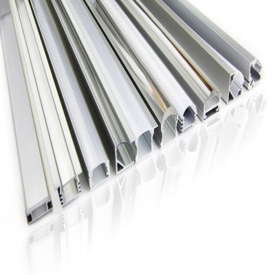 Dimmable aluminium profile led round light