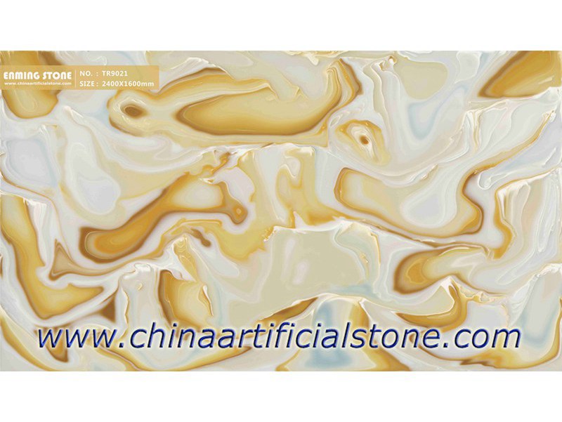 Artificial Onyx Slabs For Backlit Wall Decoration TR9021