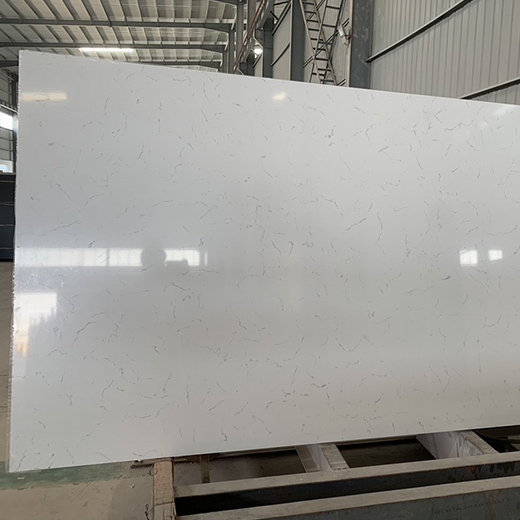 White Background Quartz Countertop for Eternal Kitchen Stunning Carrara Vein Quartz Color