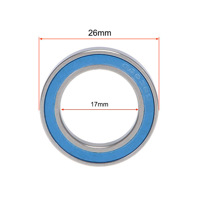 Ball Bearing Blue Seals Rubber Shielded 6803-2RS BL Metric Rolling