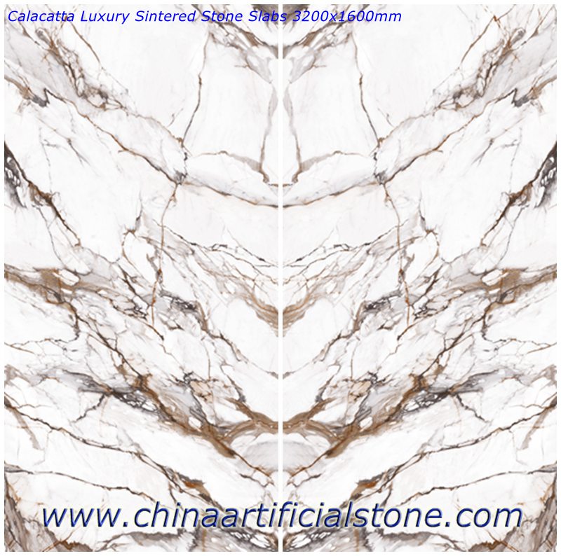 12mm Calacatta Luxury Sintered Stone Slabs