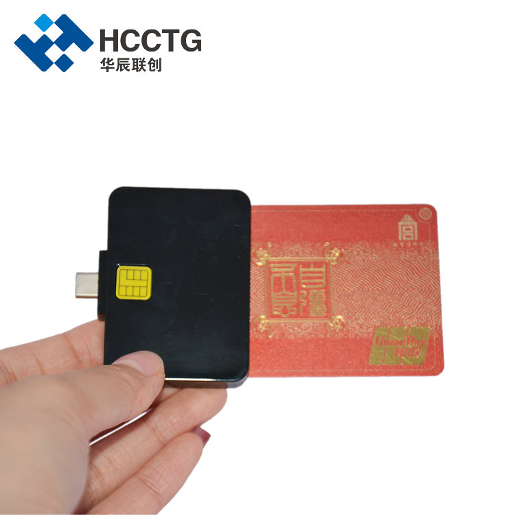 Pocket USB Type C Smart Card Reader CE ROHS Certification DCR32