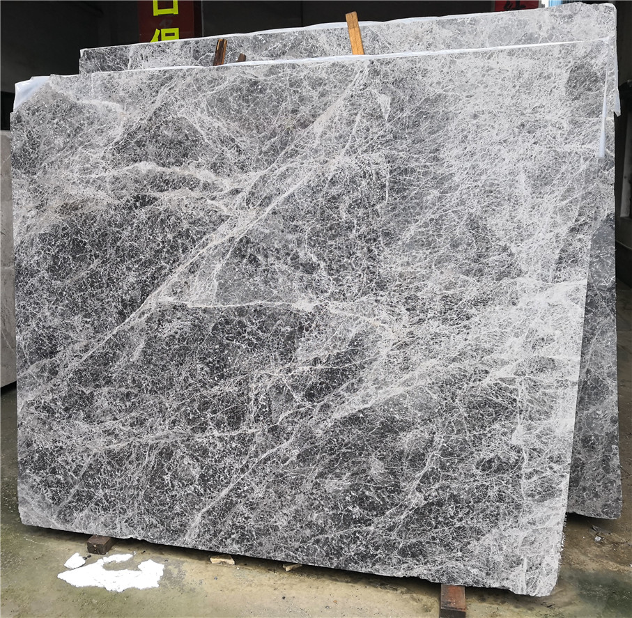 Turkish Hermes Grey Marble Slab