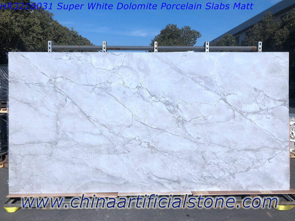 Super White Quartzite look Sintered Stone Slabs