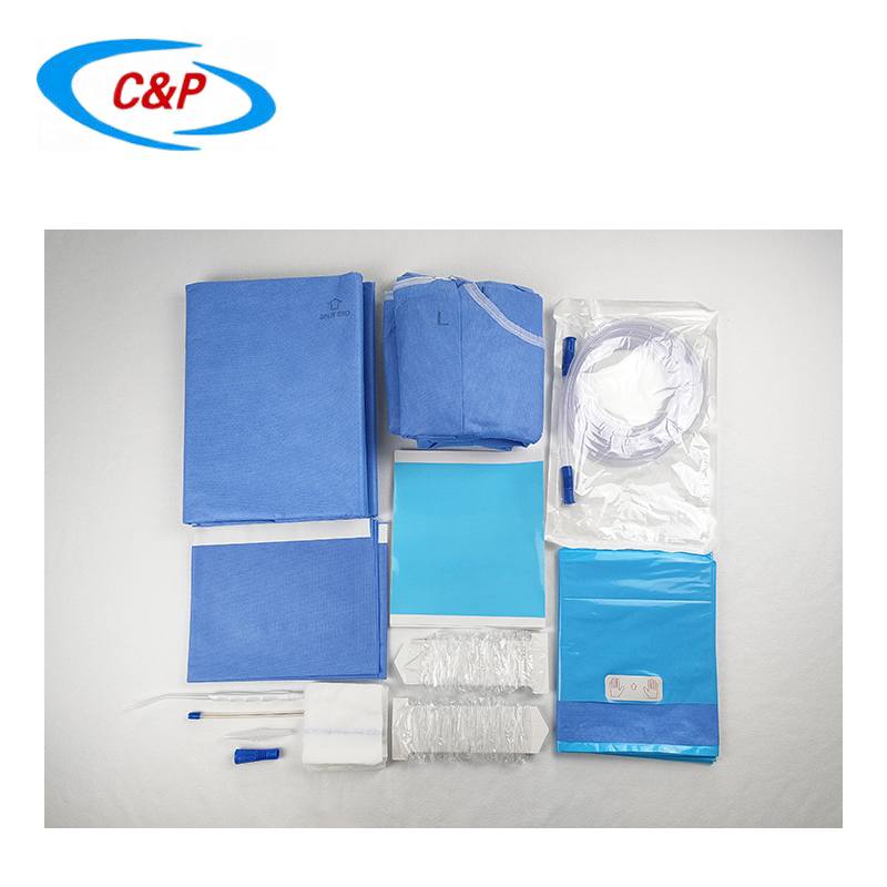 SMS Nonwoven Disposable Dental Oral Surgical Drape Pack