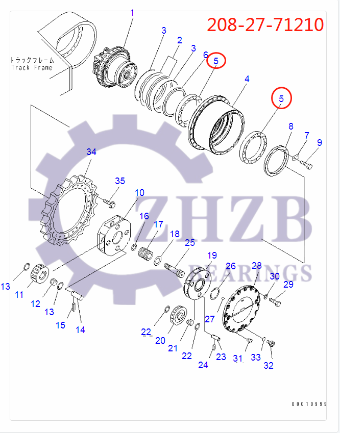 komatsu PARTS