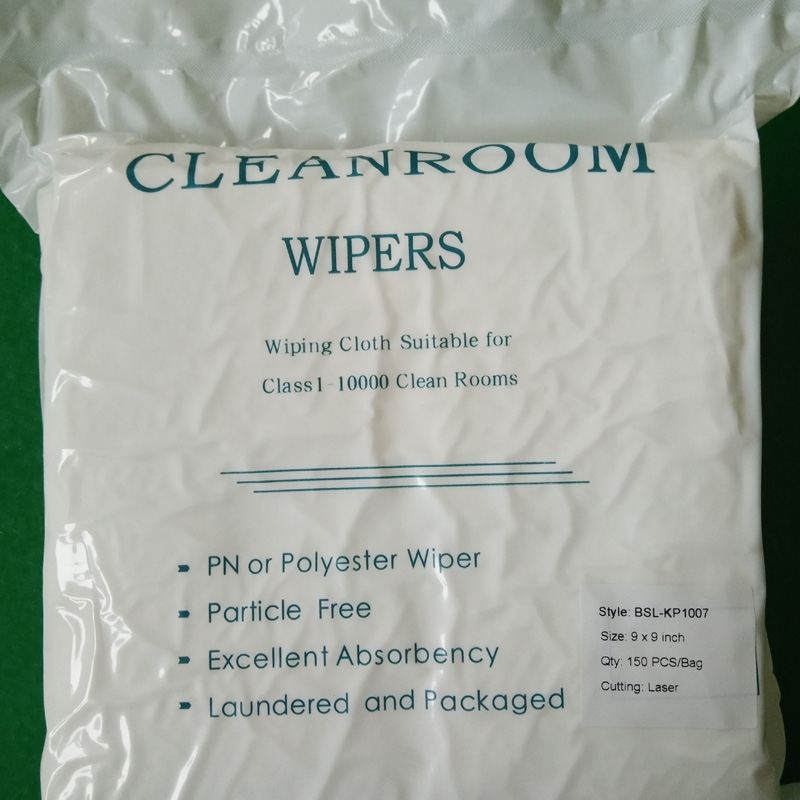 Polyester Cleanroom Wipes that used in Touch Panel, LCD Display and Printed Electronics