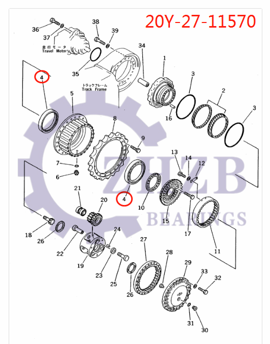 komatsu PARTS